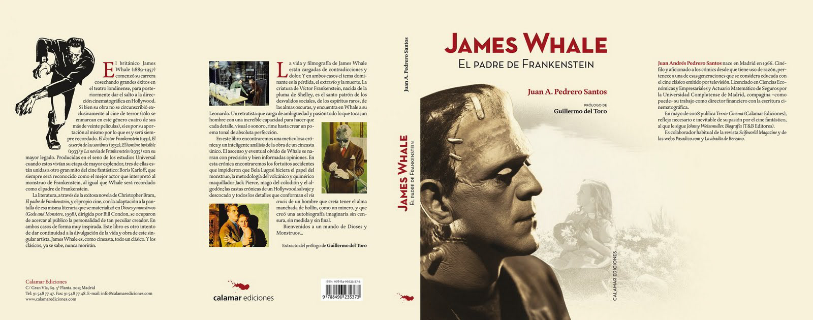 Calamar Edición & Diseño - Libro «James Whale. El padre de Frankenstein»