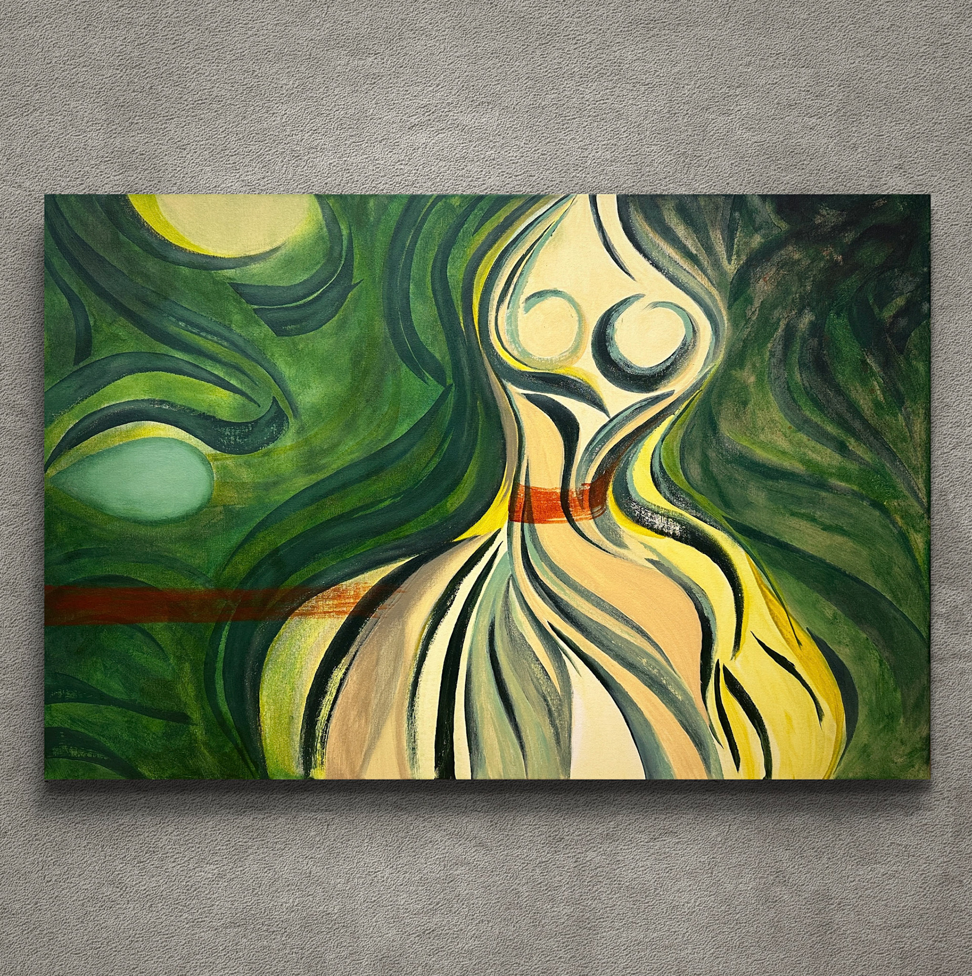 Title: Summer green, 60x80cm.