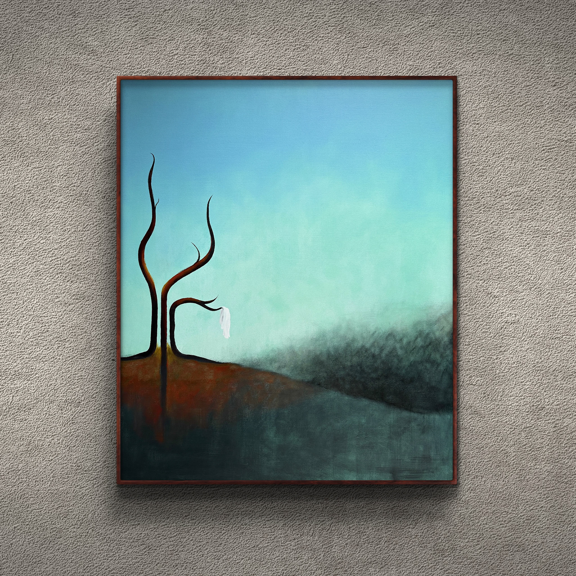 Title: Resignation, 100x120cm.