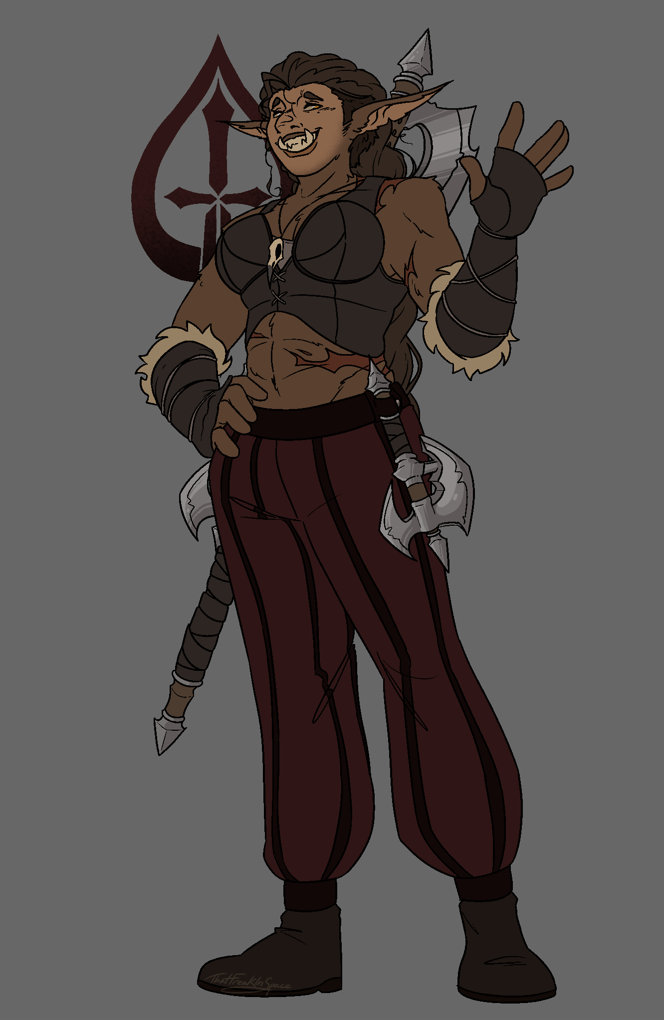 Freelance commission piece for a client