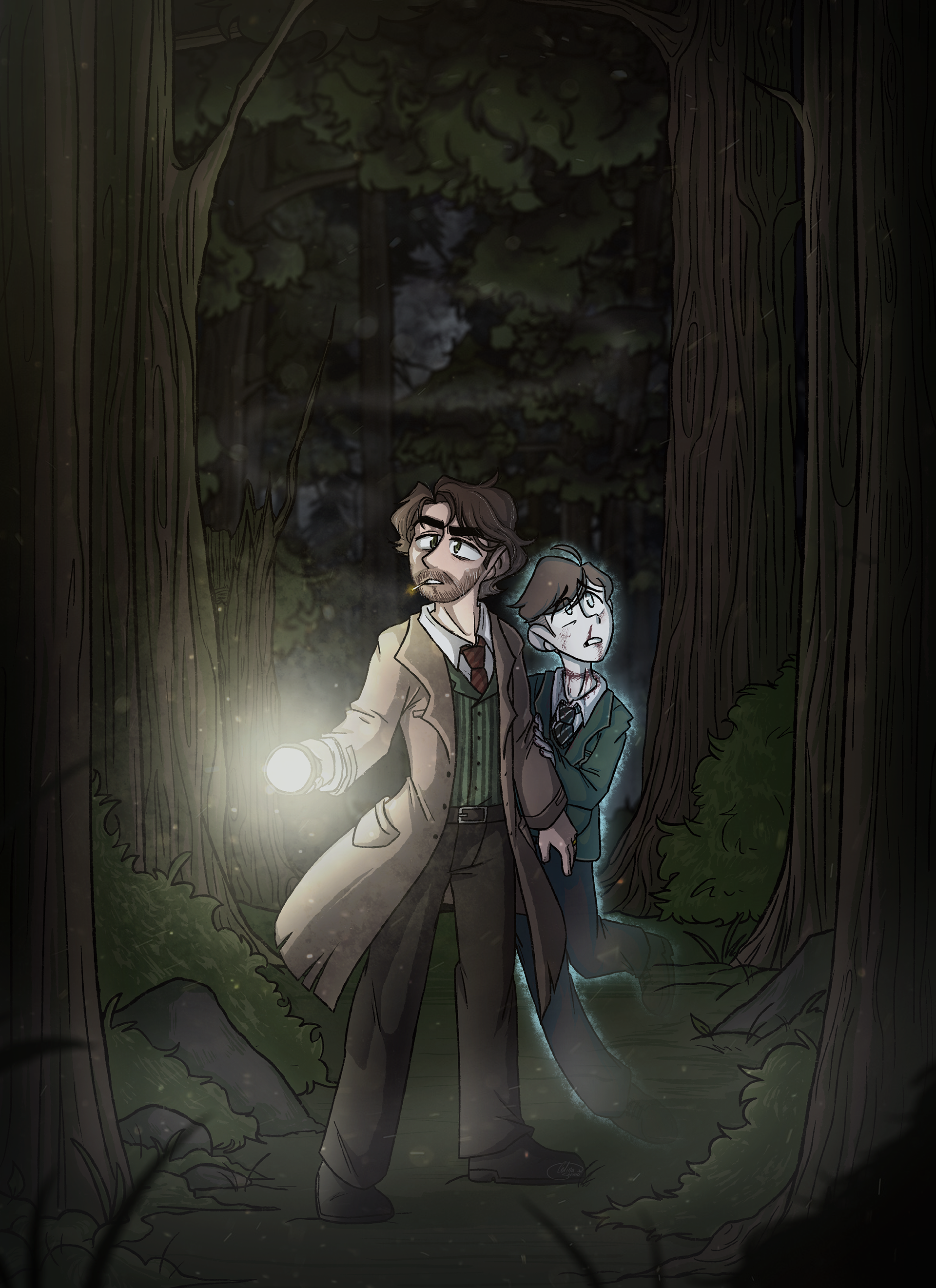 Freelance commission piece for a client