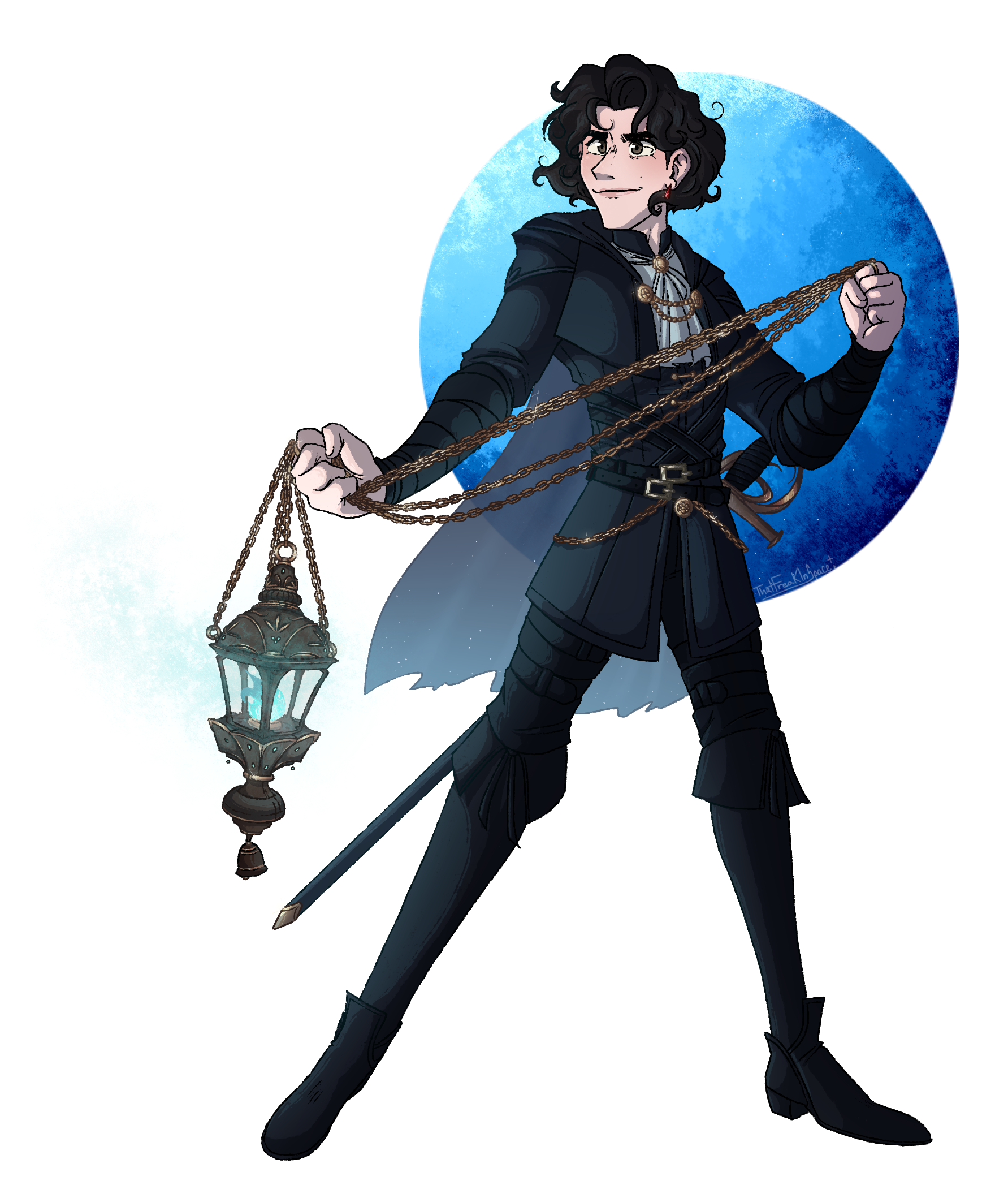 Freelance commission piece for a client