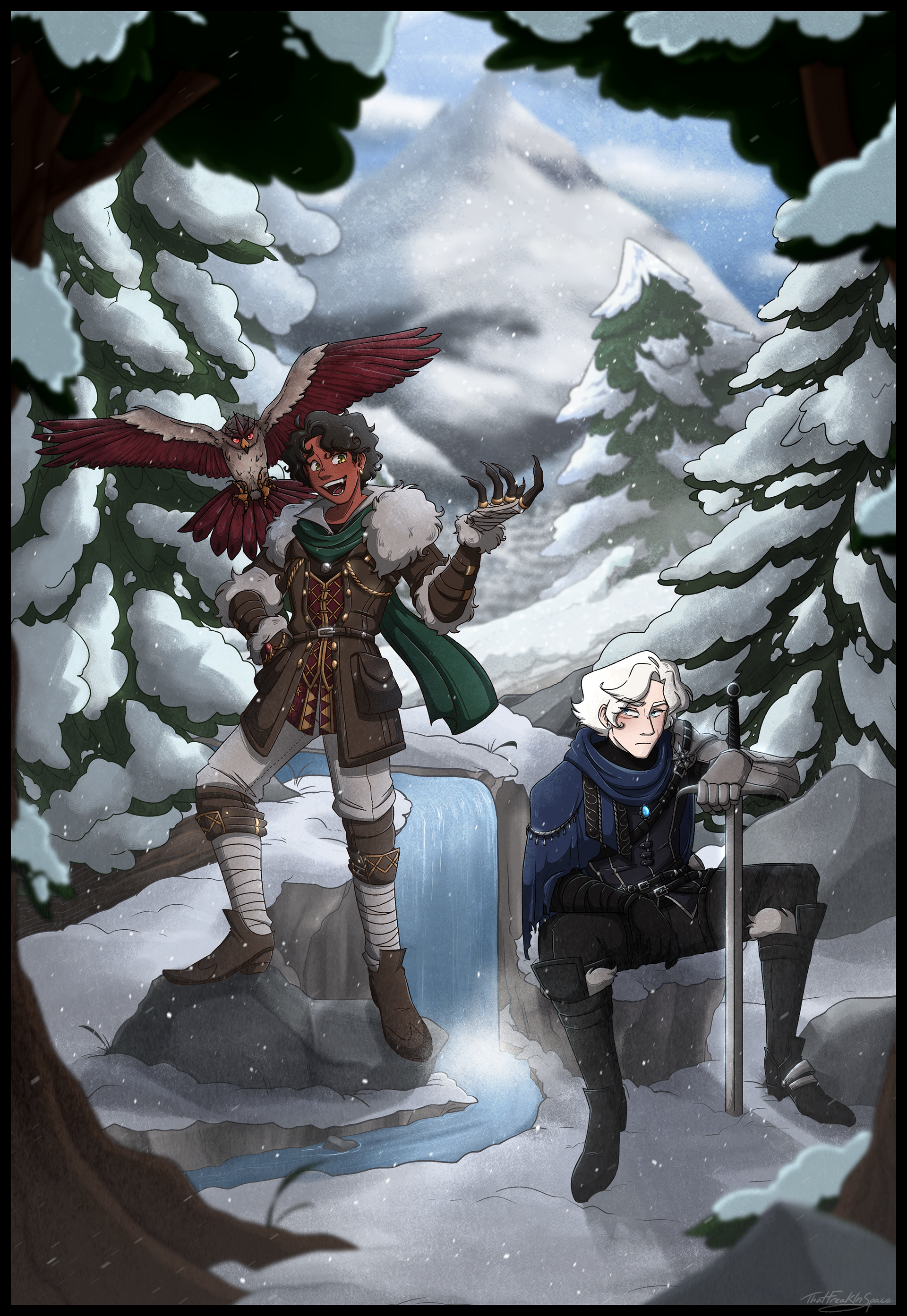 Freelance commission piece for a client