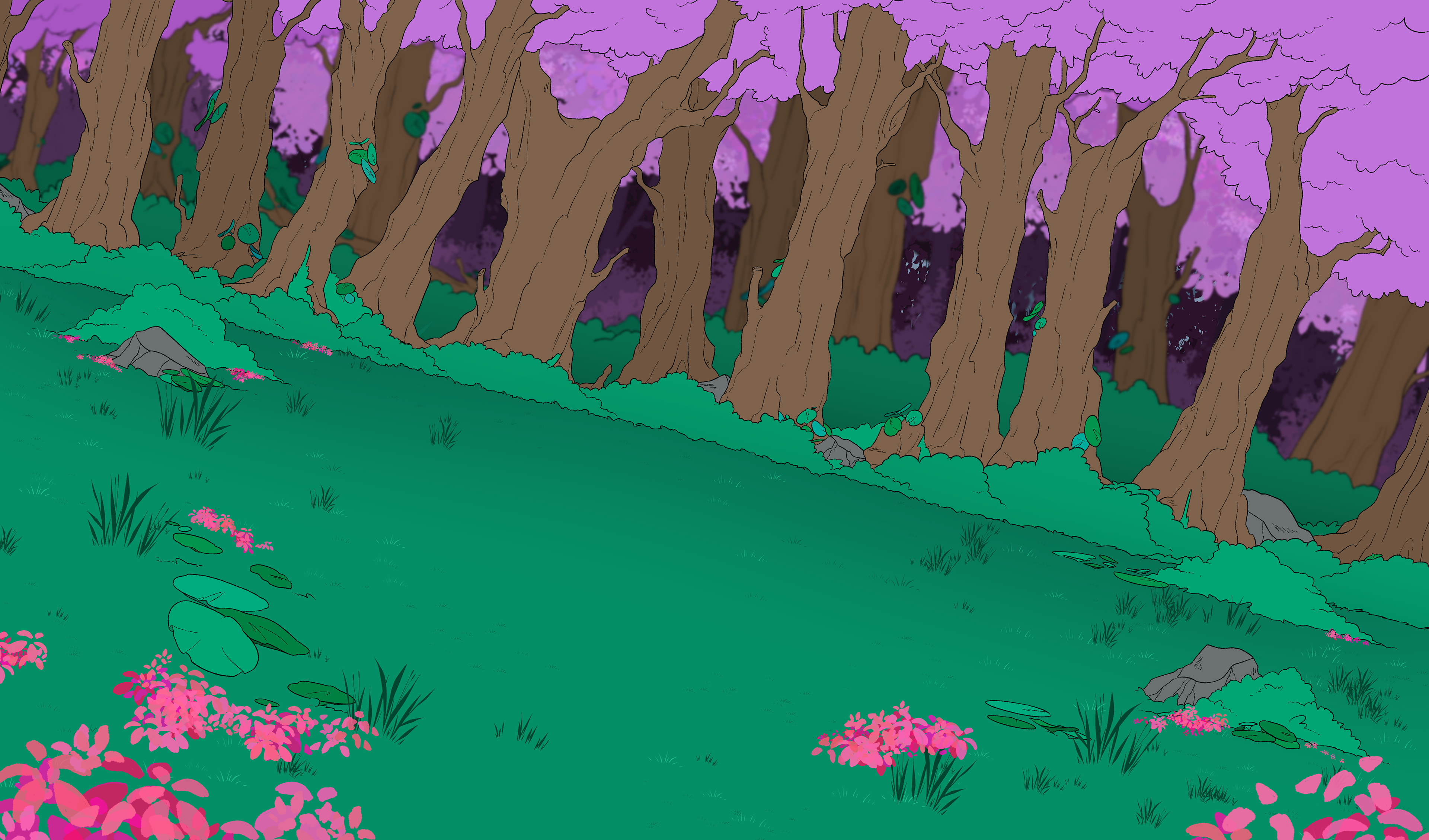 Background Worked used for "Seekers Romance Kickstarter"