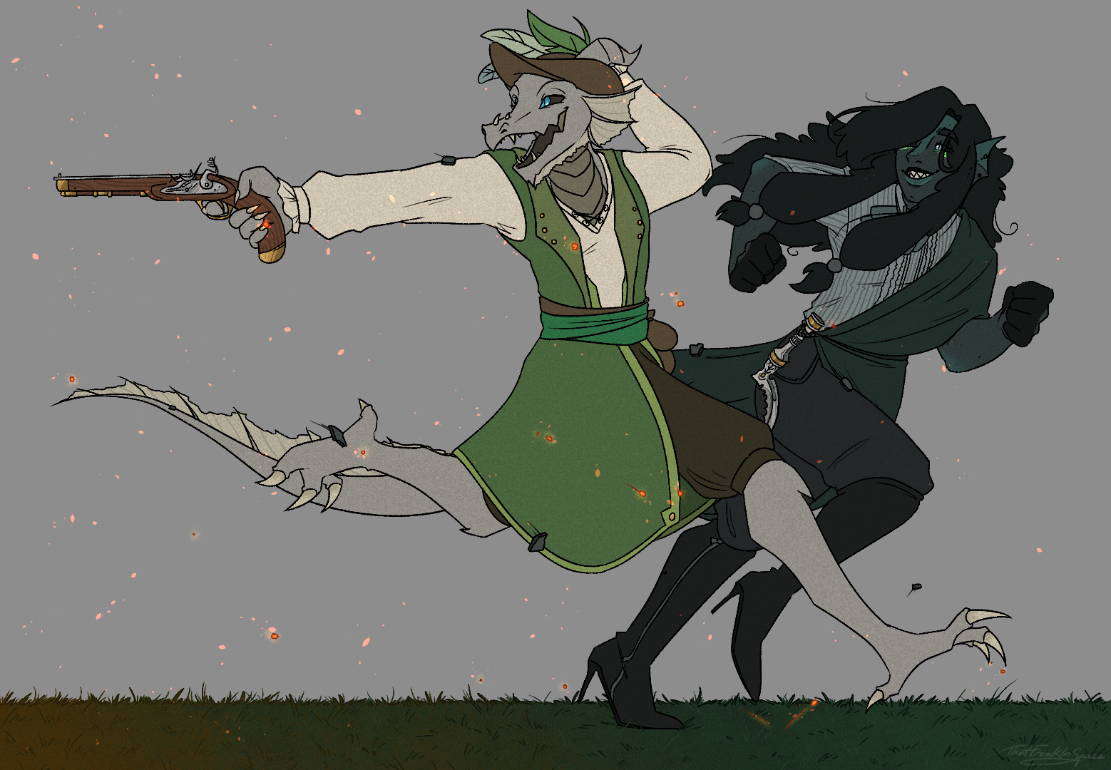 Freelance commission piece for a client