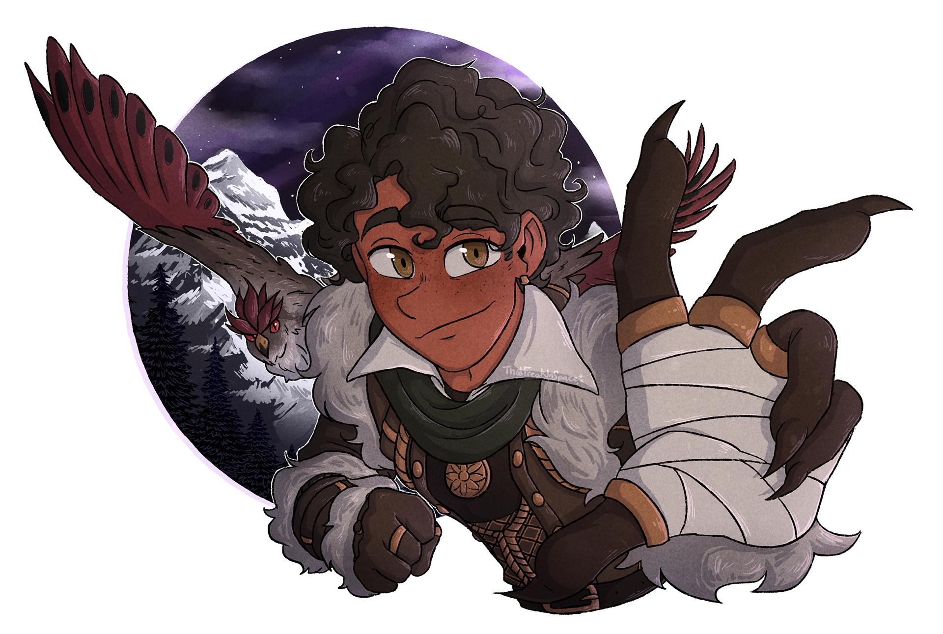 Freelance commission piece for a client