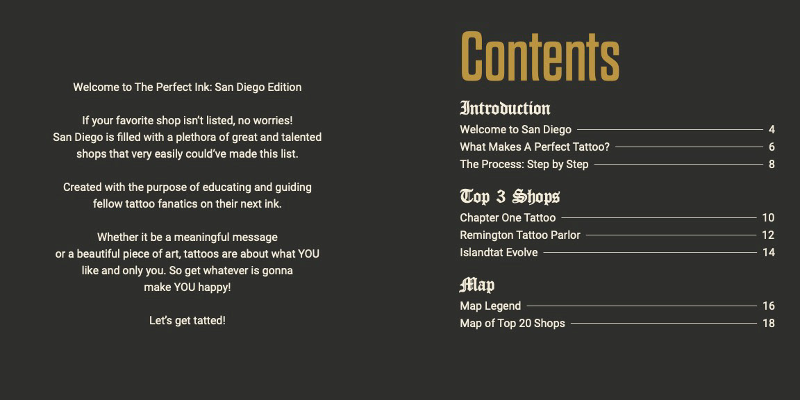 Table of Contents