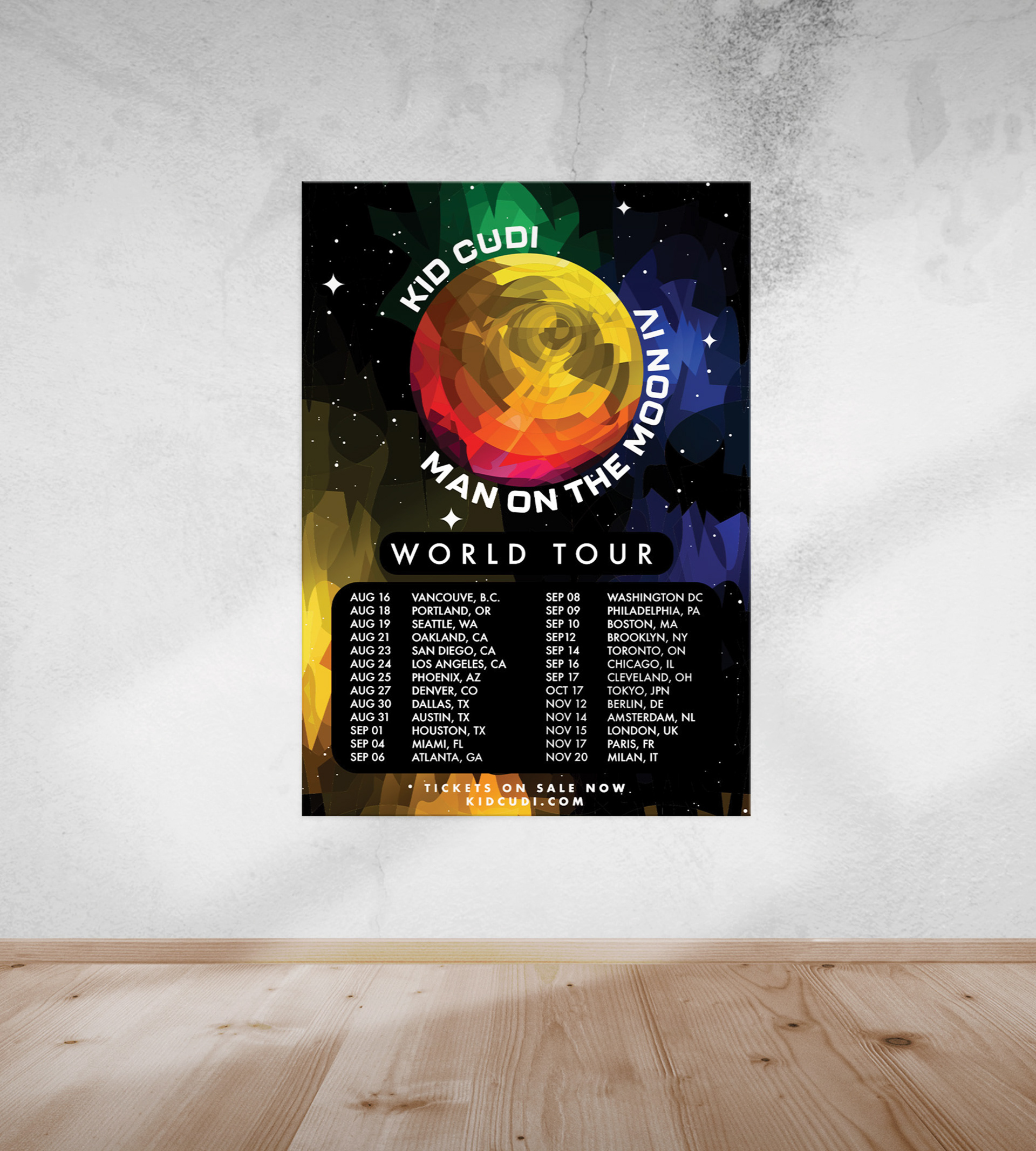 Mock of Tour Poster