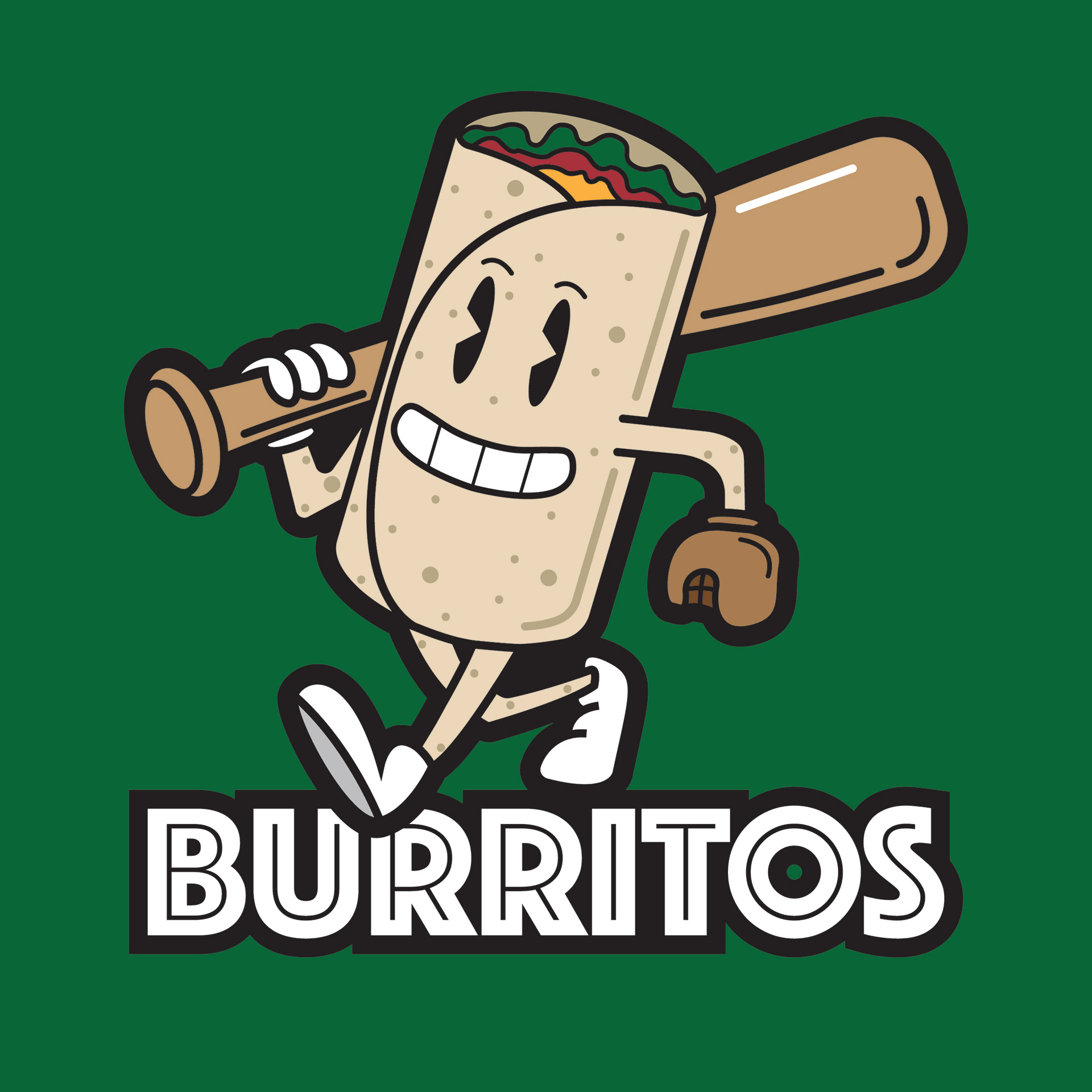 Burrito Baseball Player