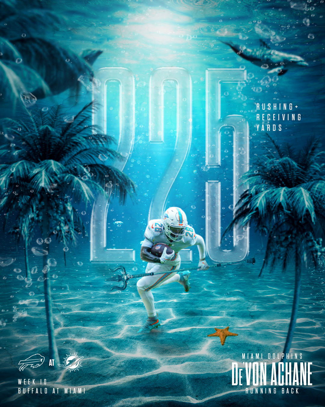 De'Von Achane | NFL25 Week 10