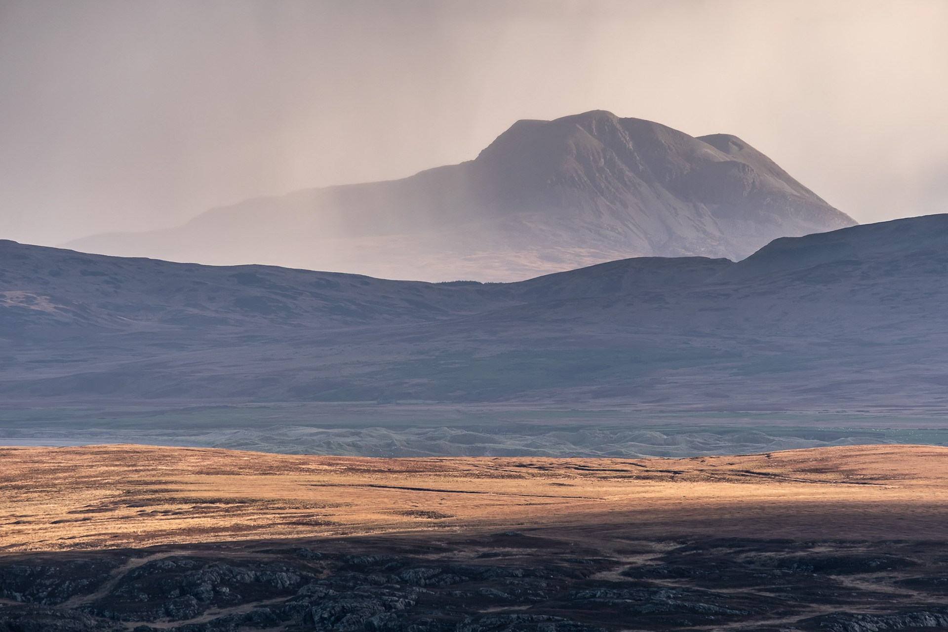 Islay photo landscape photography beach Sanaigmore Paps