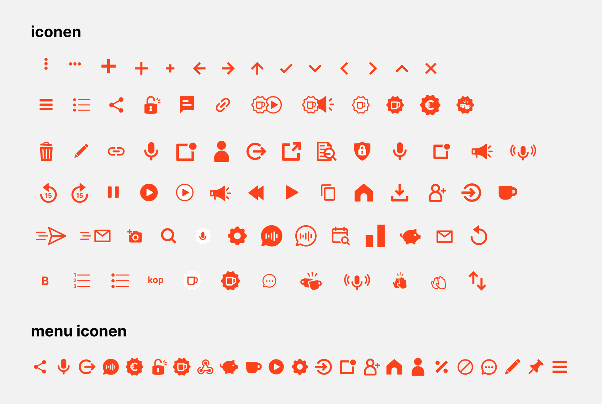 Vriend van de Show iconen grafisch ontwerp