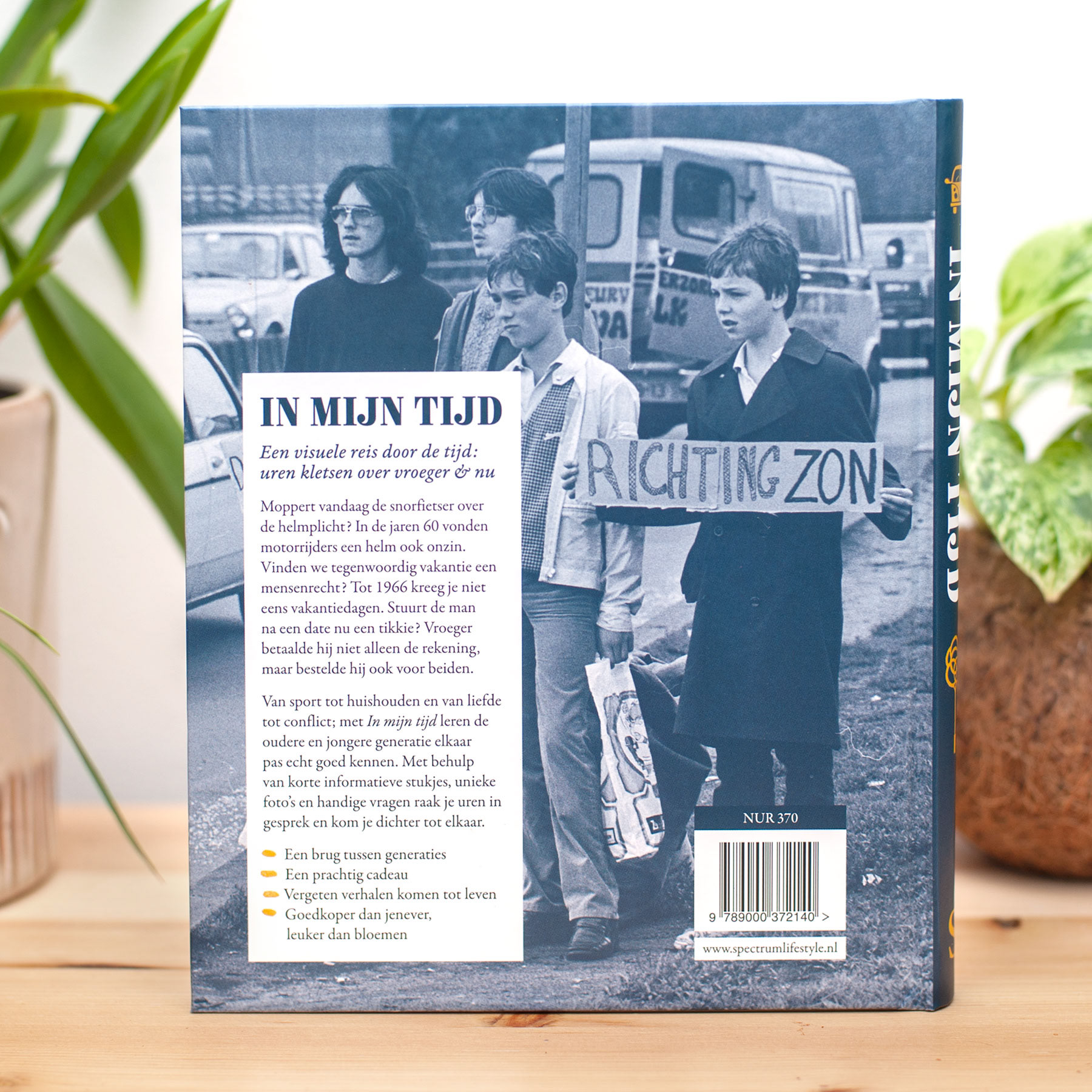 In mijn tijd boek achterkant