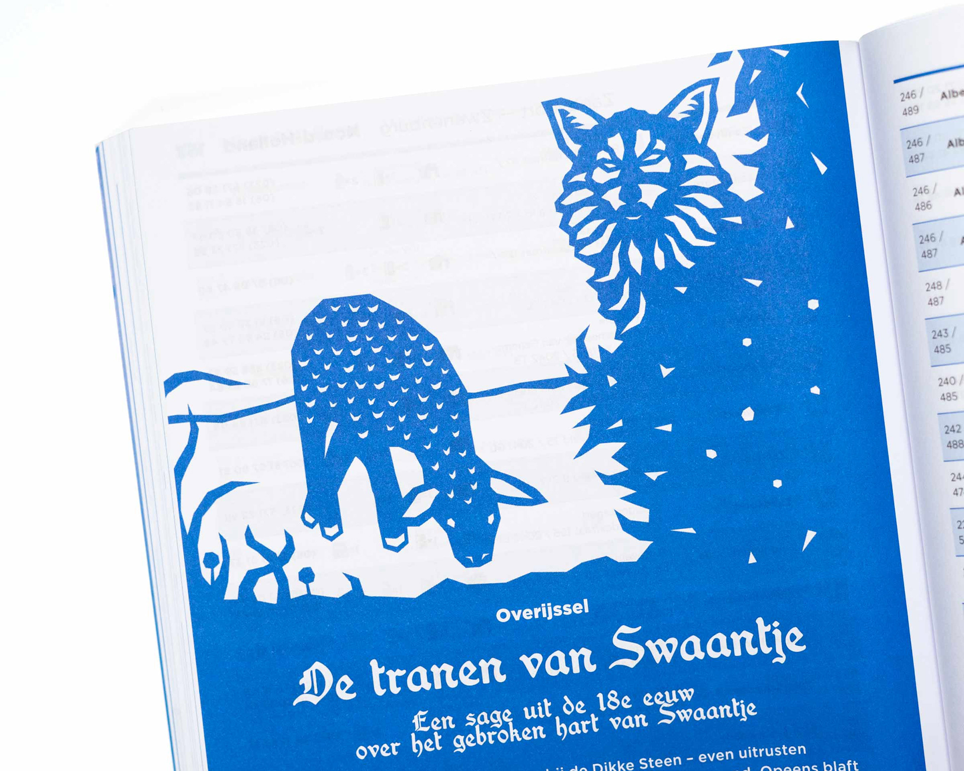 illustratie - Vrienden op de Fiets - papier cut-out