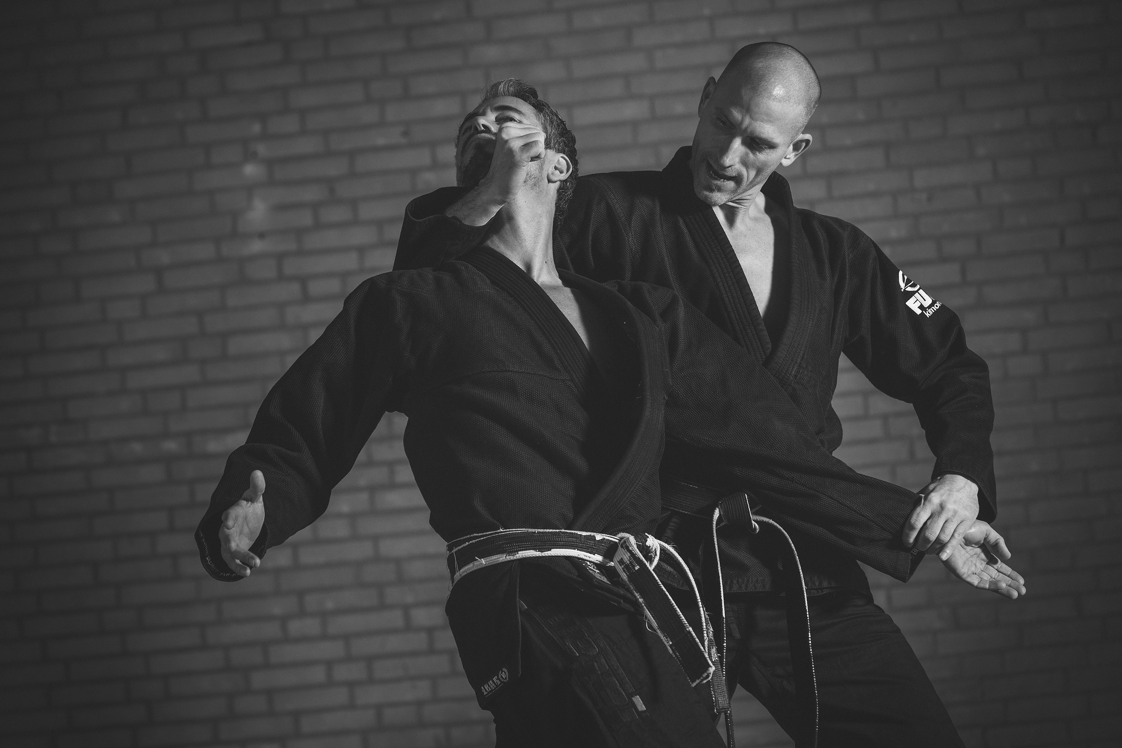 toepassing (bunkai) uit Kanku Dai