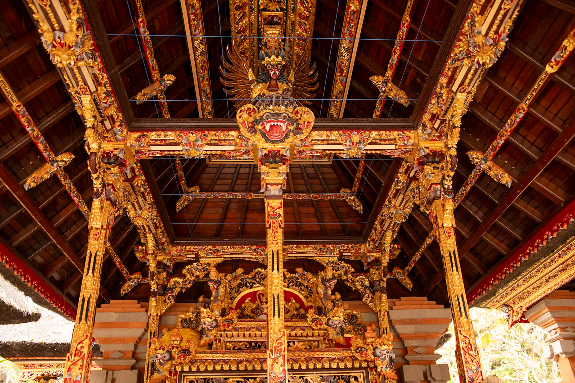 At the Tirta Empul temple, a Hindu Balinese water temple