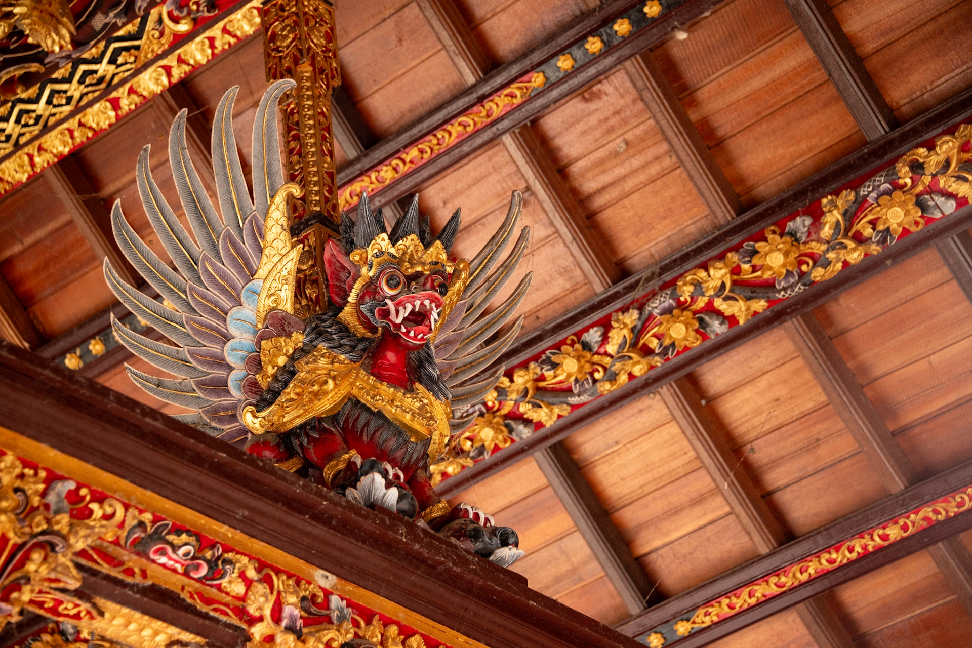 At the Tirta Empul temple, a Hindu Balinese water temple