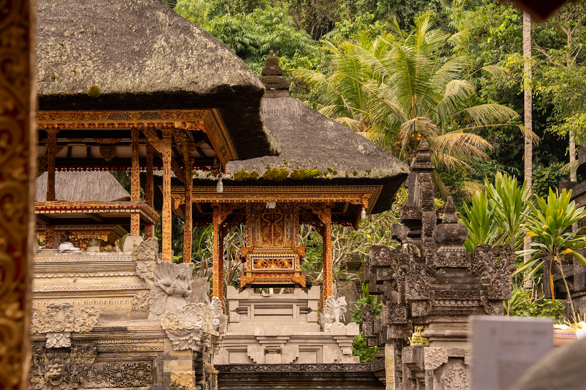 At the Tirta Empul temple, a Hindu Balinese water temple