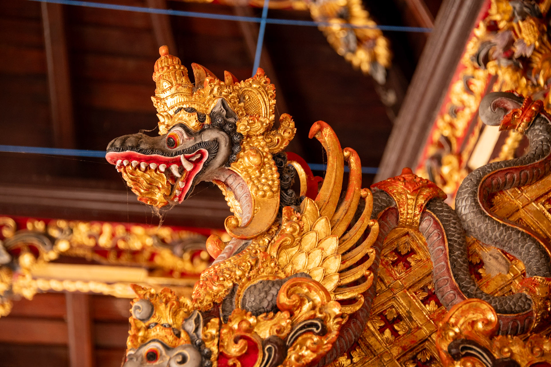 At the Tirta Empul temple, a Hindu Balinese water temple