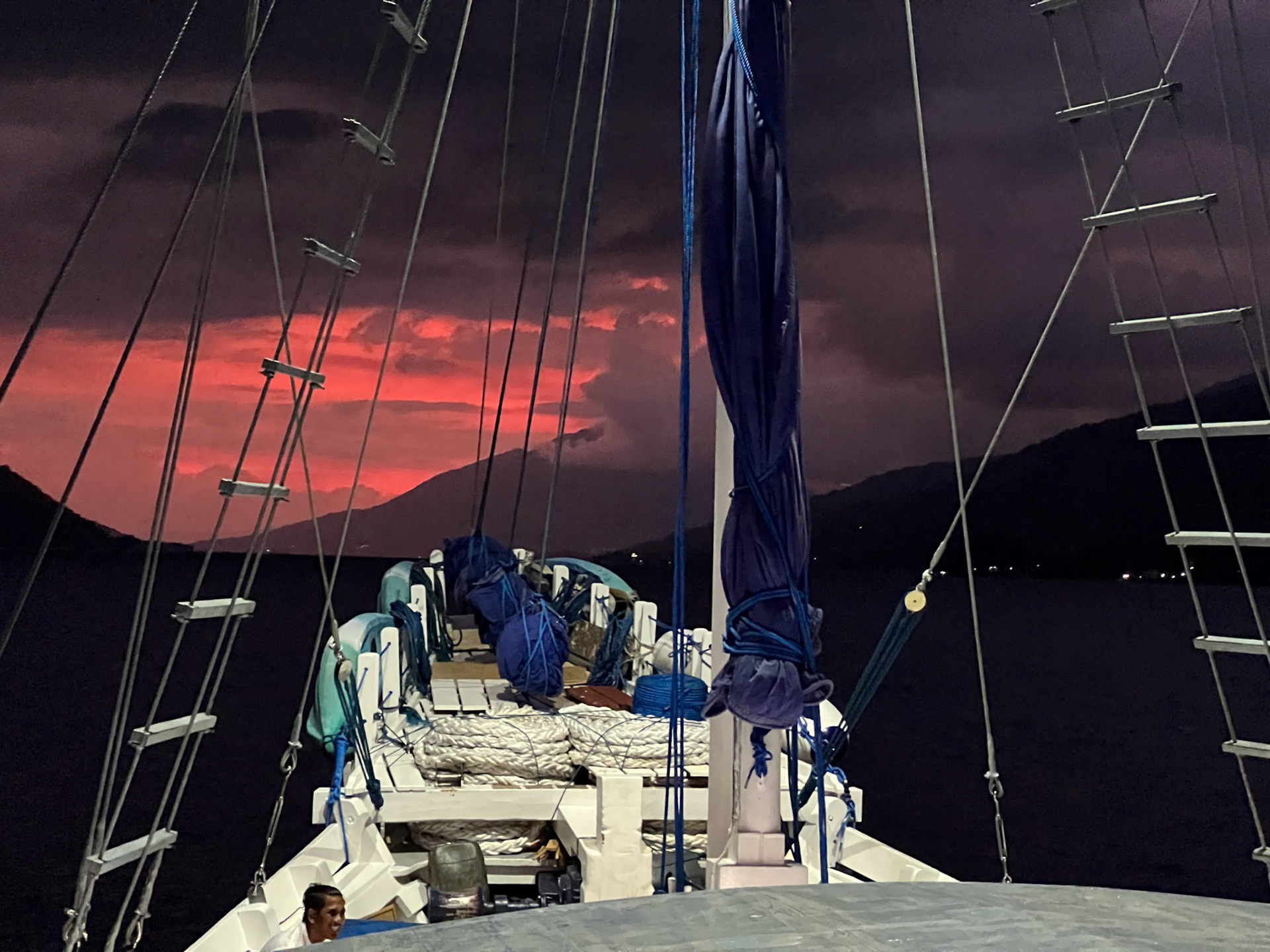 Final sunset from the Indo Siren.