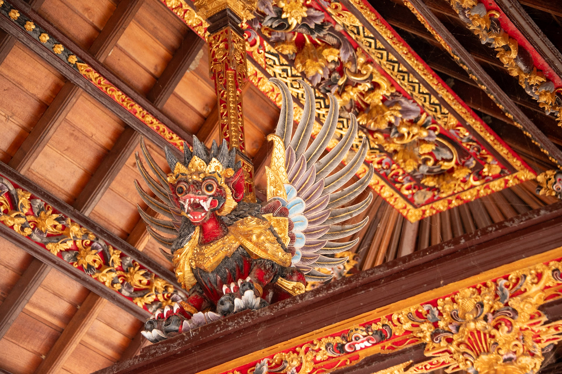 At the Tirta Empul temple, a Hindu Balinese water temple