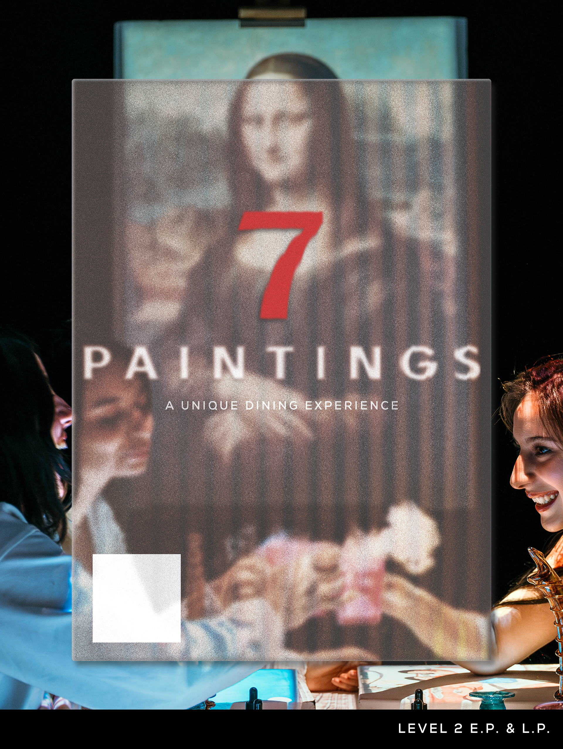 Proposed poster design for immersive dining experience collaboration