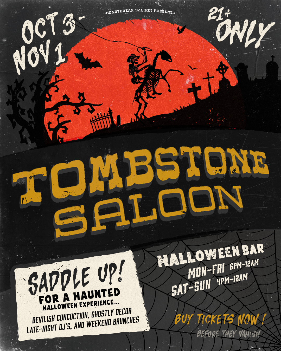 Promotional poster for Halloween event
