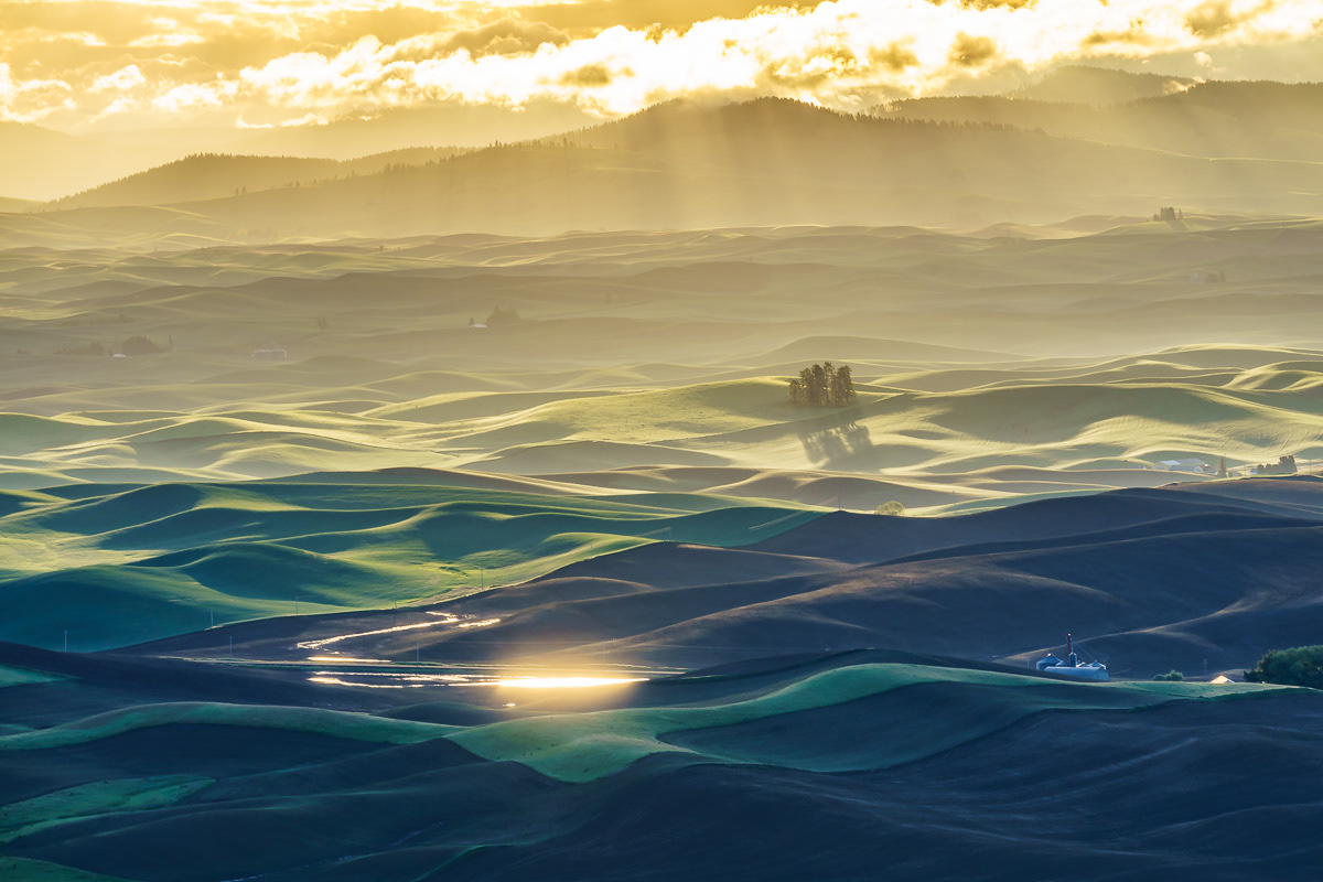 Sunrise in Palouse, WA