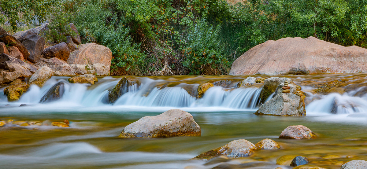 Temple of Sinawava Waterfall, Zion NP