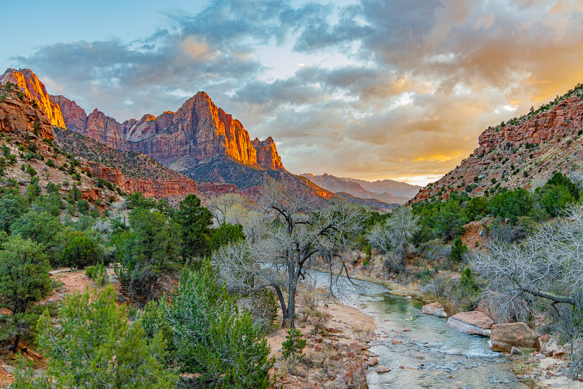 The Watchman at Sunset, Zion NP