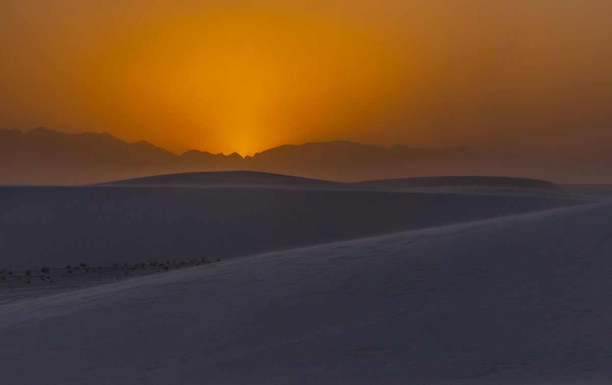 Sunset, White Sands NP, Nm