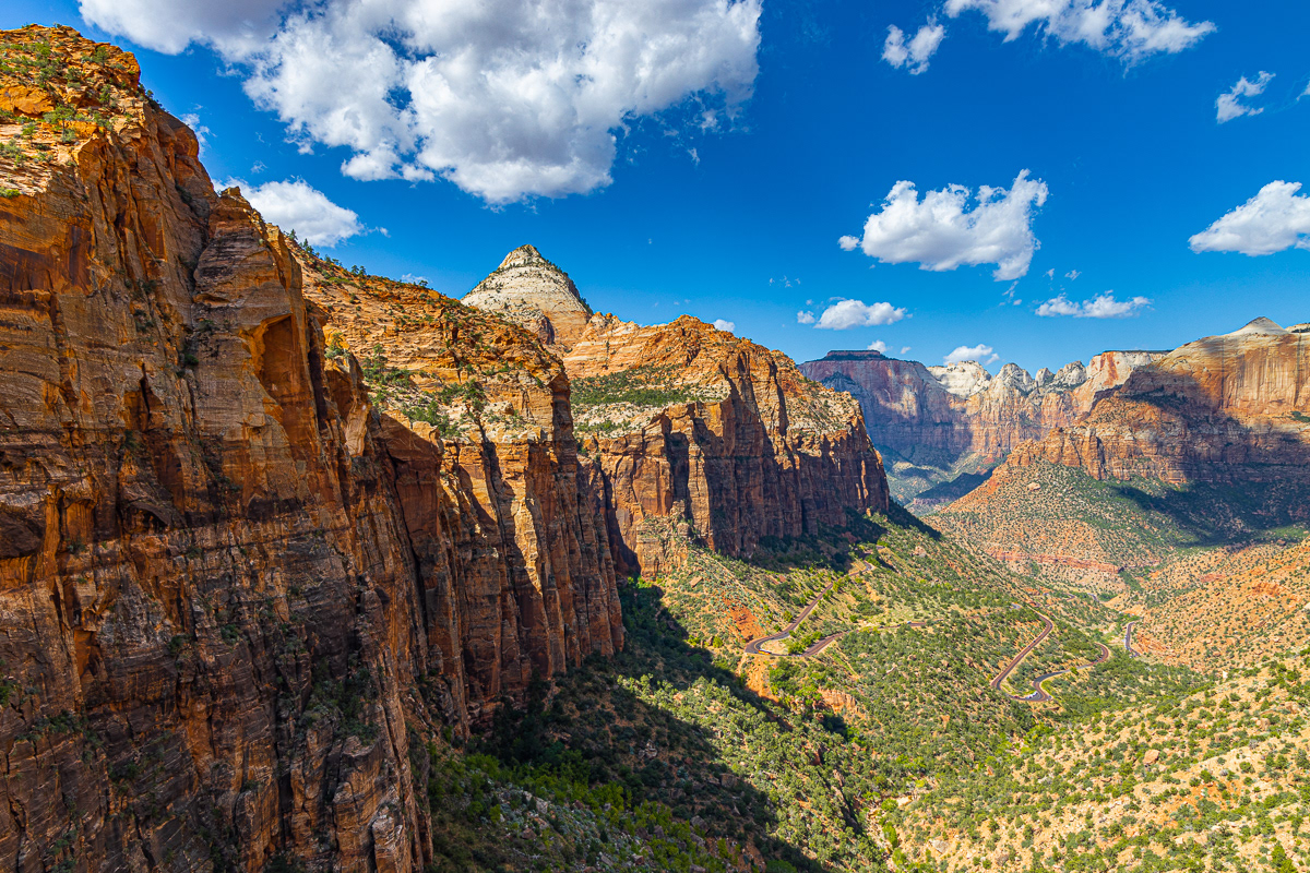 Zion Canyon from Canyon Overlook Trail