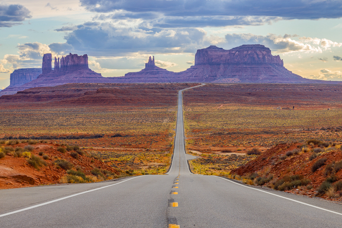 Forest Gump Point at Monument Valley, AZ