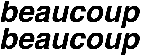beaucoup beaucoup