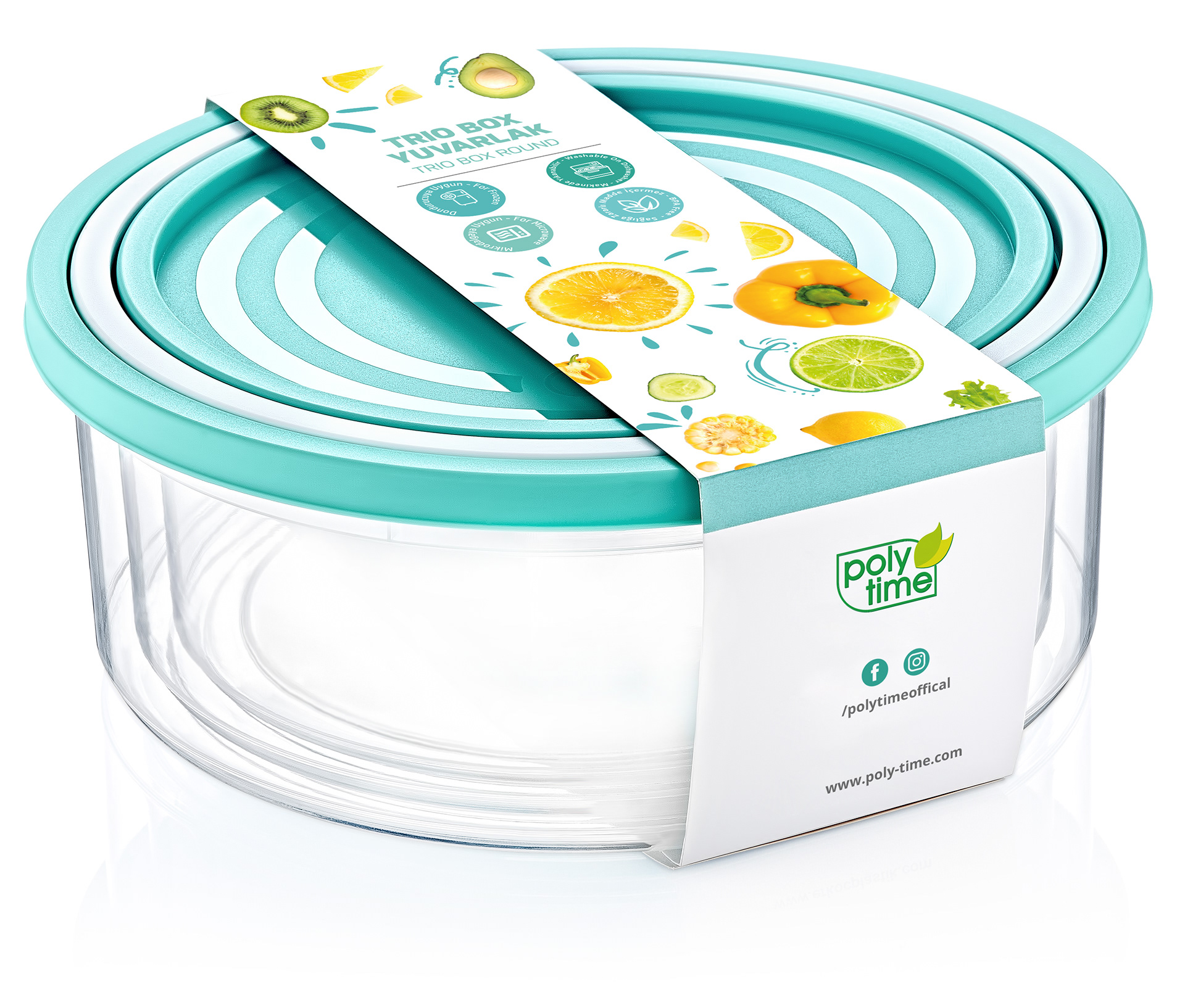 Trio Box  Round | Label Design