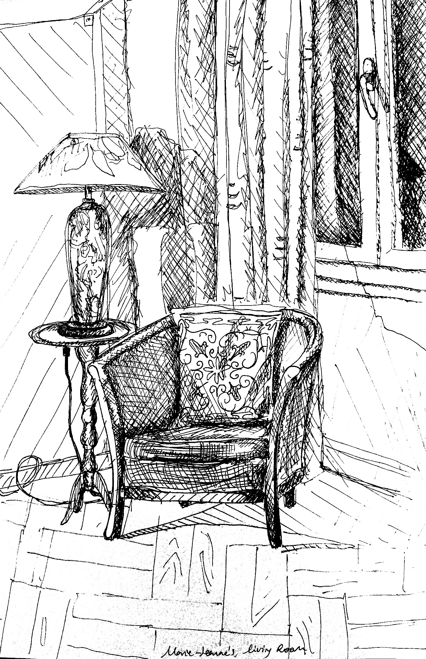My grandmother's living room, Lyon, October 2018