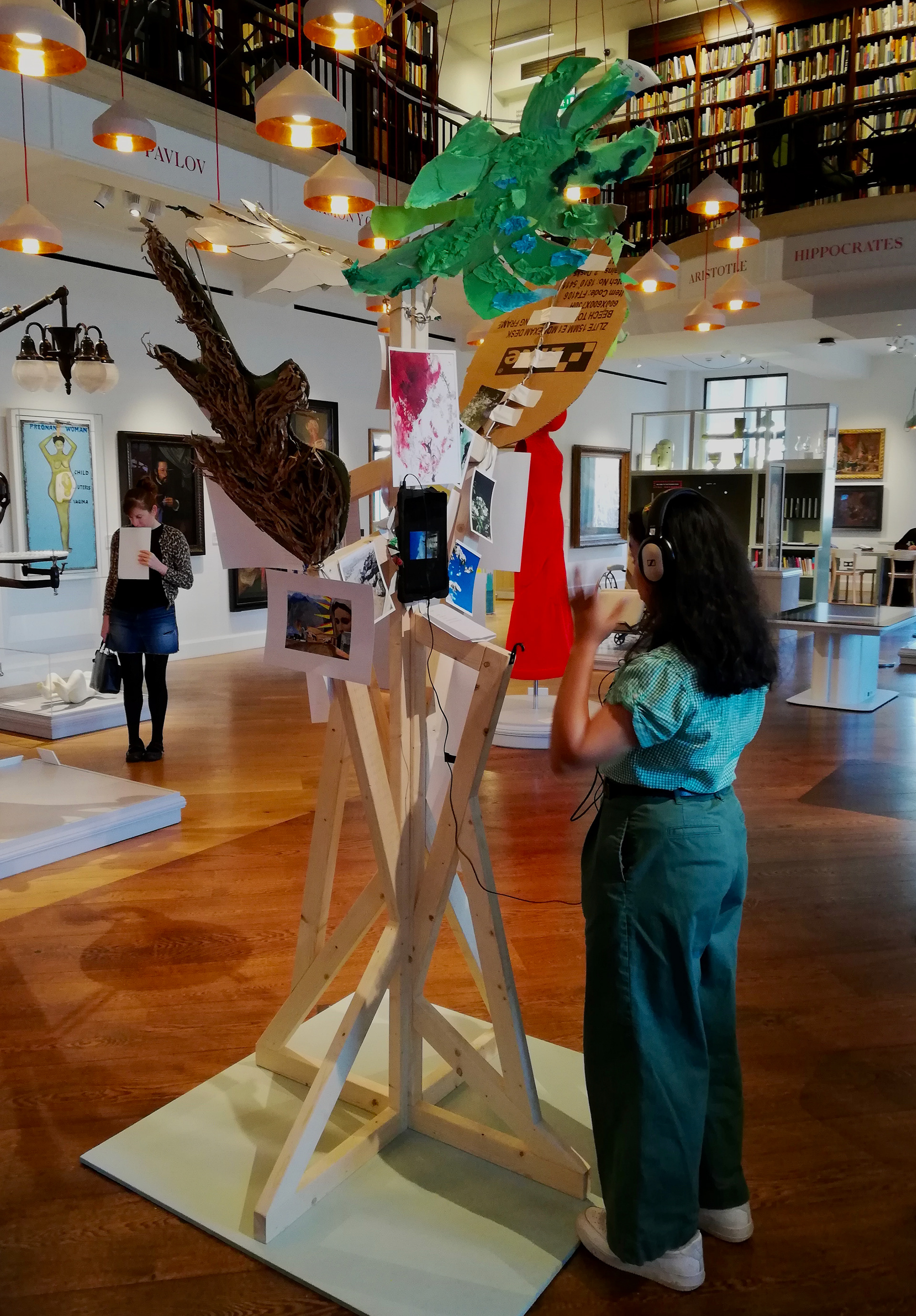 "The Future is in your Palms" Installation