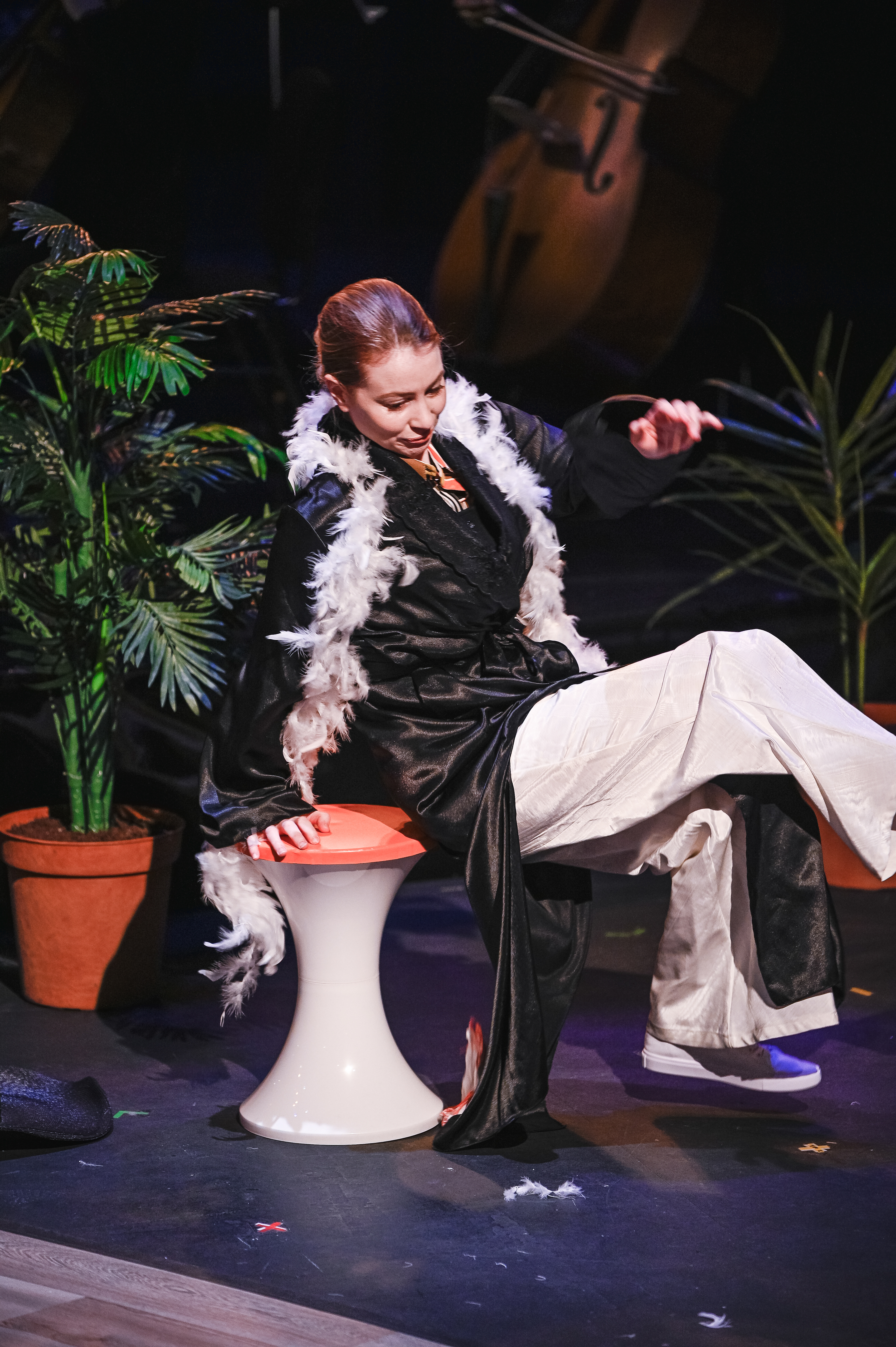 Cherubino plays dress up. Photography Kirsten McTernan.