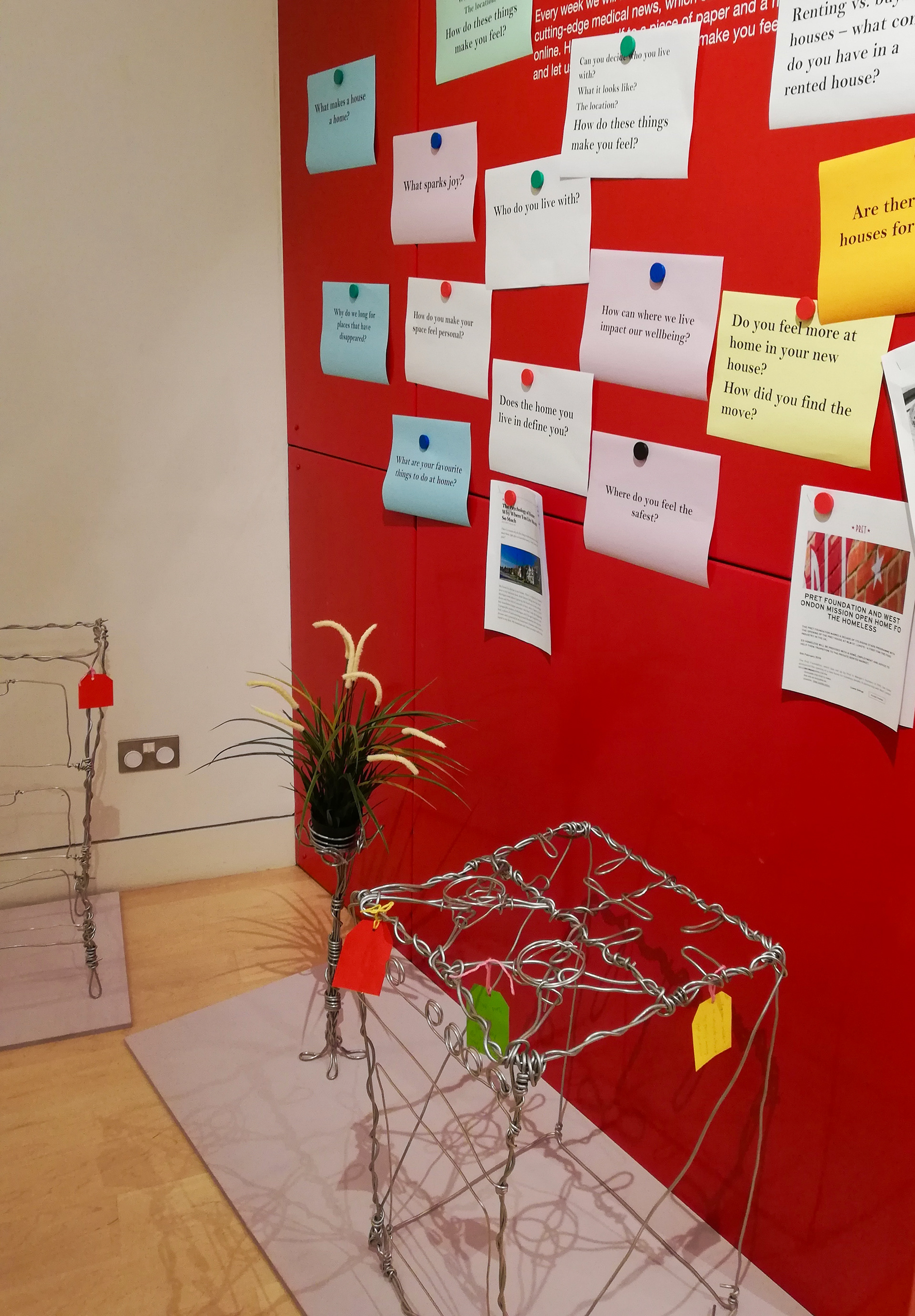 "Make me a Home" Installation.