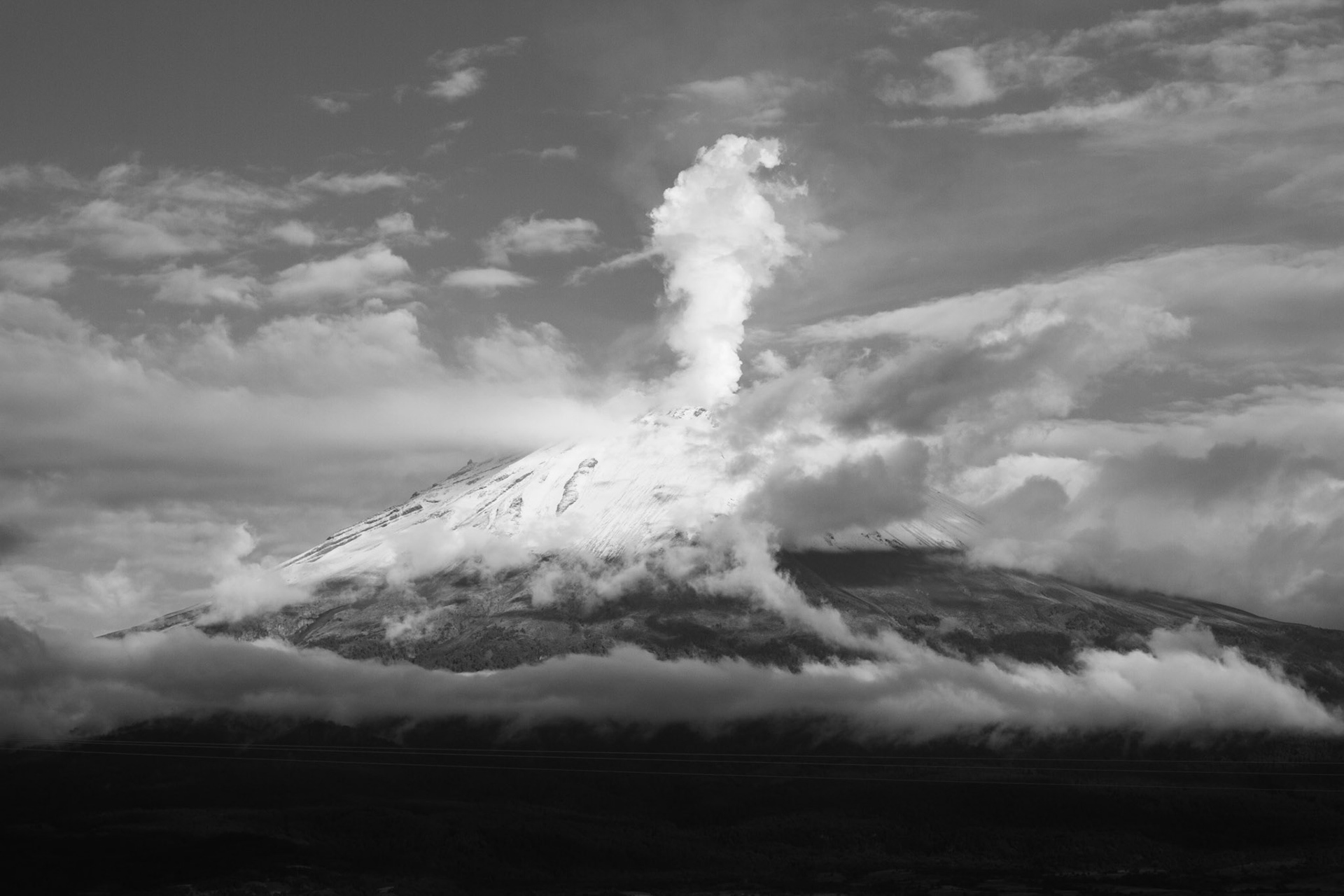Popocatépetl volcano, 2012