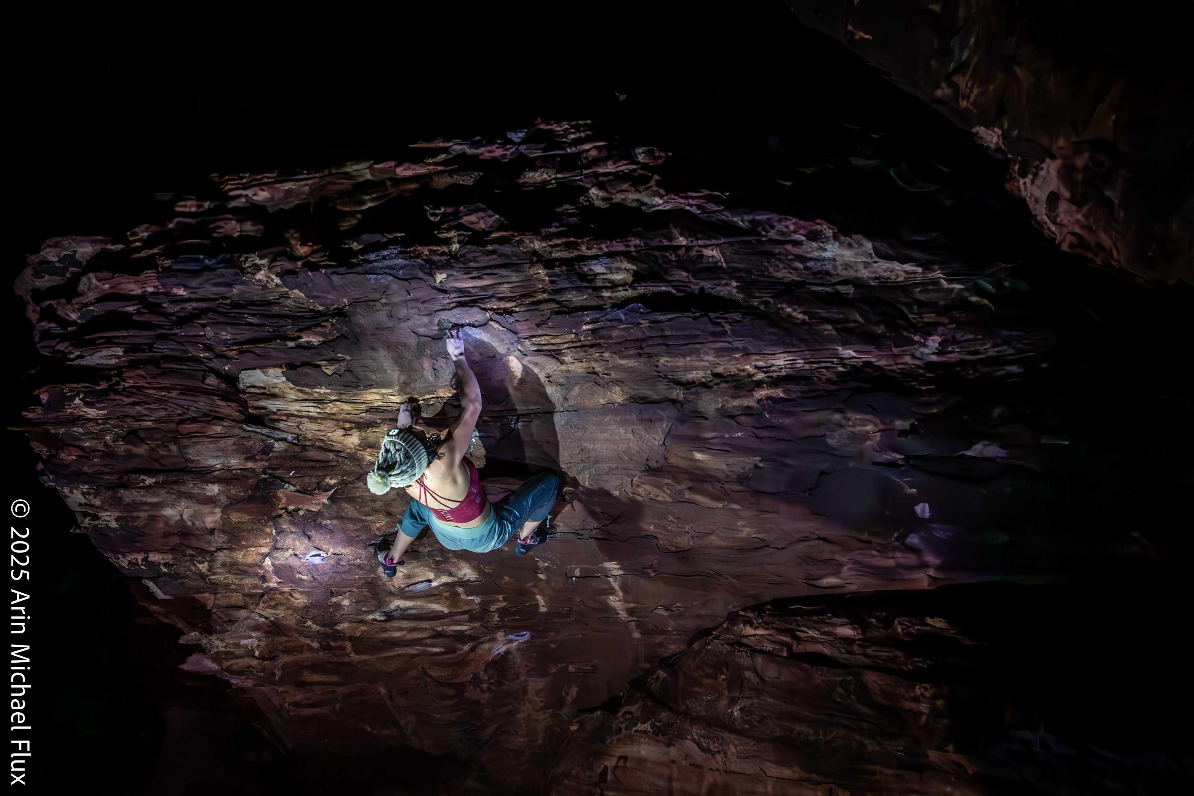 Miriam Borgstrom establishing "Giggles" V8