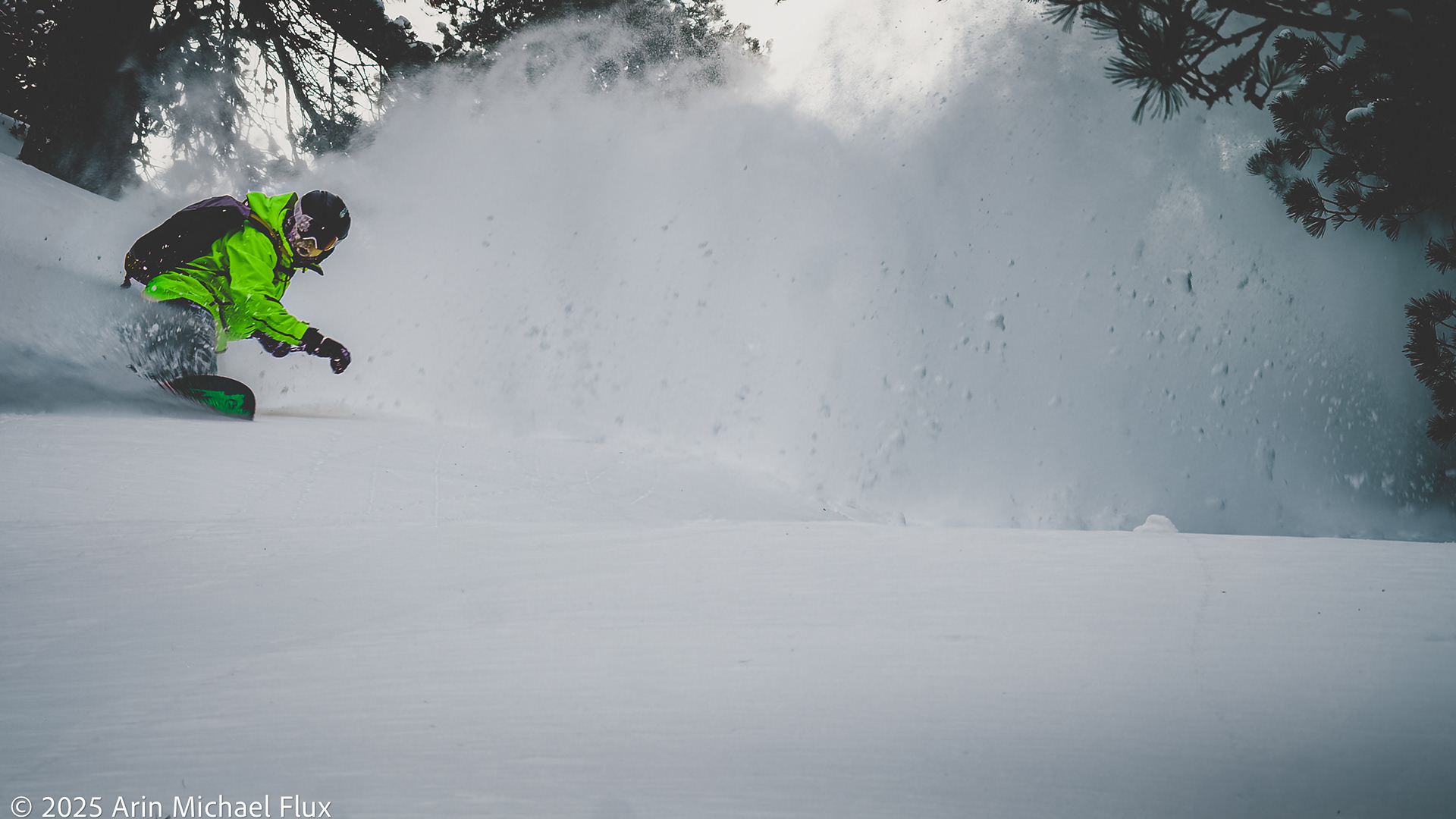Backcountry Snowboarding at Alta Resort, UT