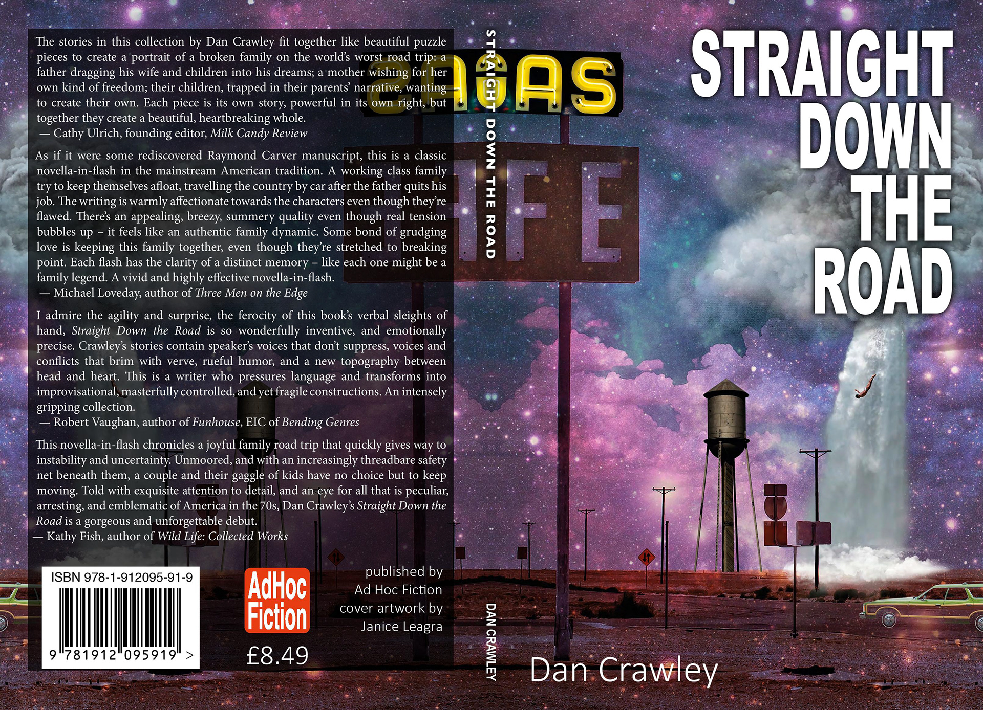 I designed this cover for Dan Crawley's debut novella.