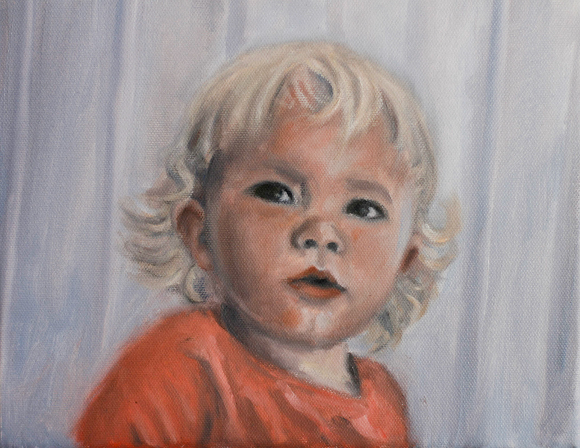 Oil on canvas, 10 x 8 in., private collection