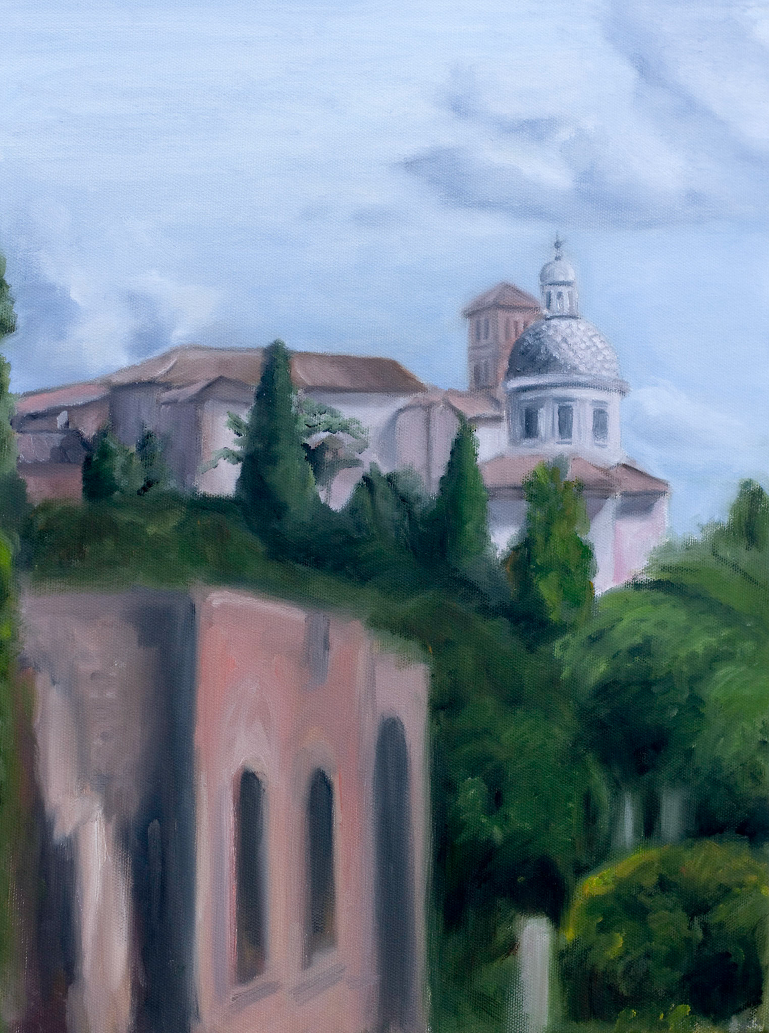 Oil on canvas, 18 x 14 in.