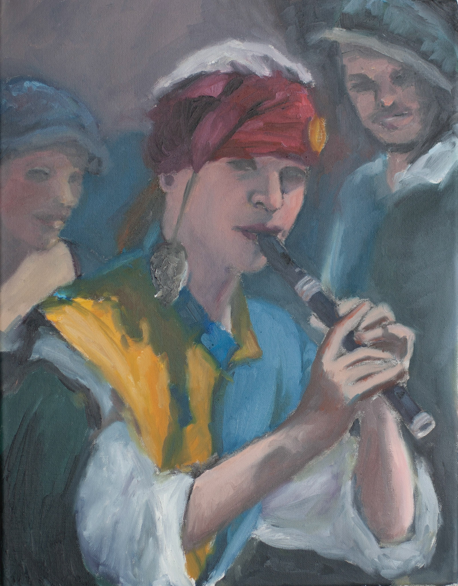 Oil on canvas, 14 x 18 in.