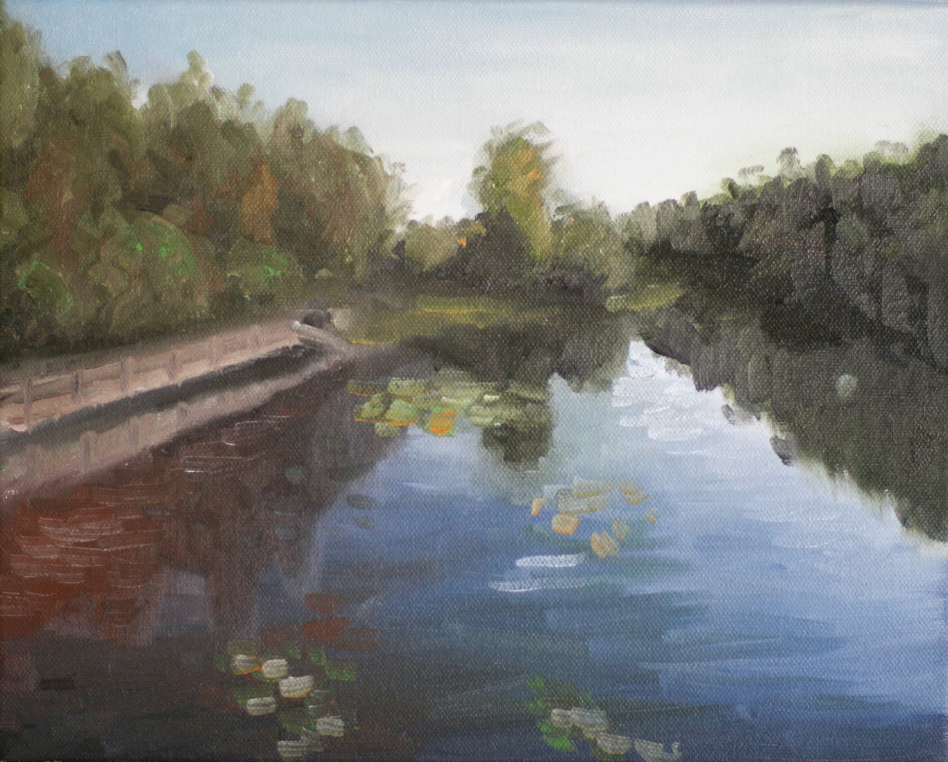 Oil on canvas, 10 x 8 in.