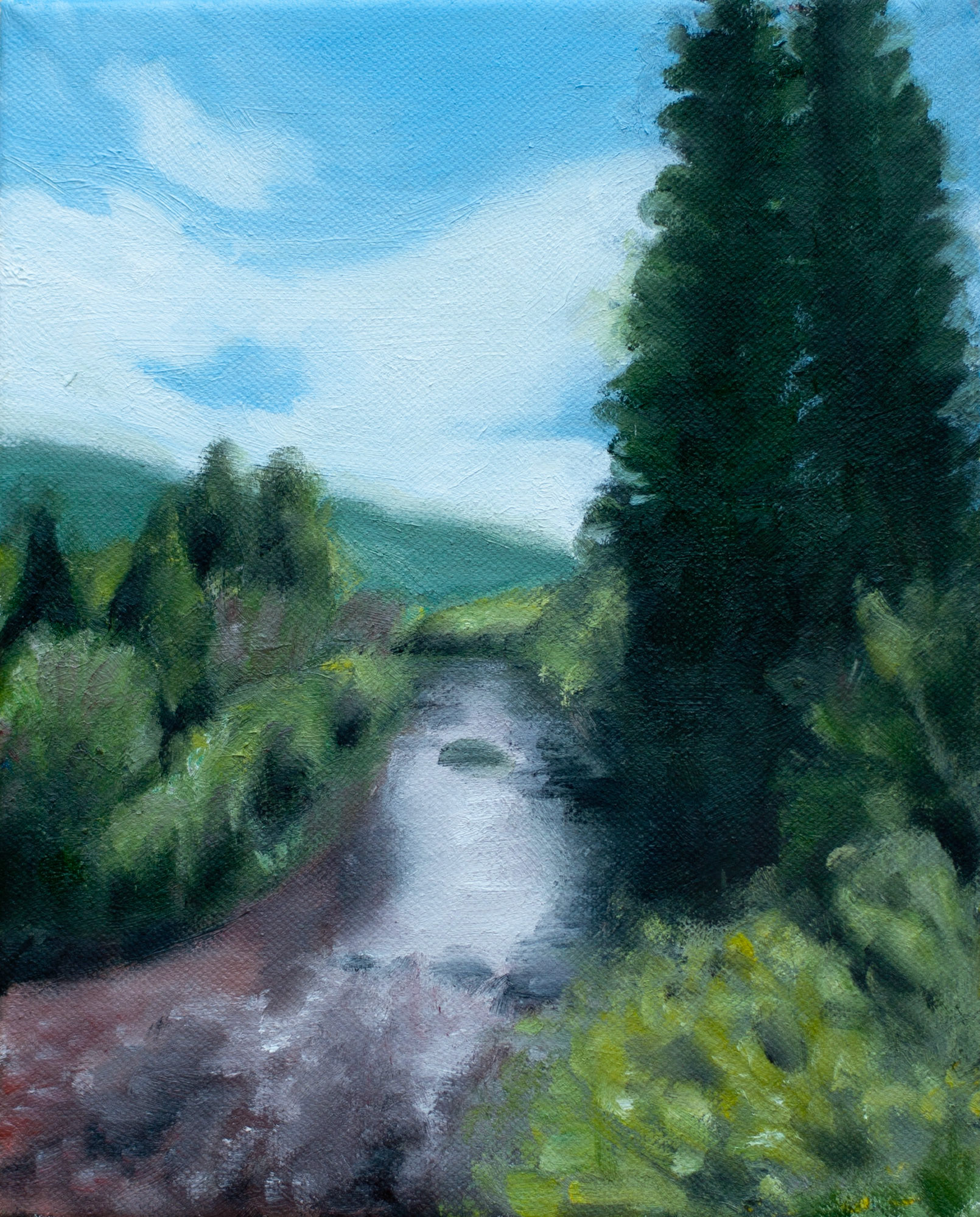 Oil on canvas, 8 x 10