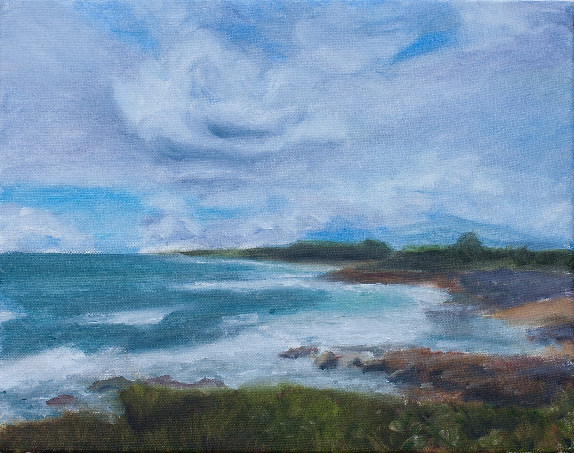 Oil on canvas, 14 x 11 in.