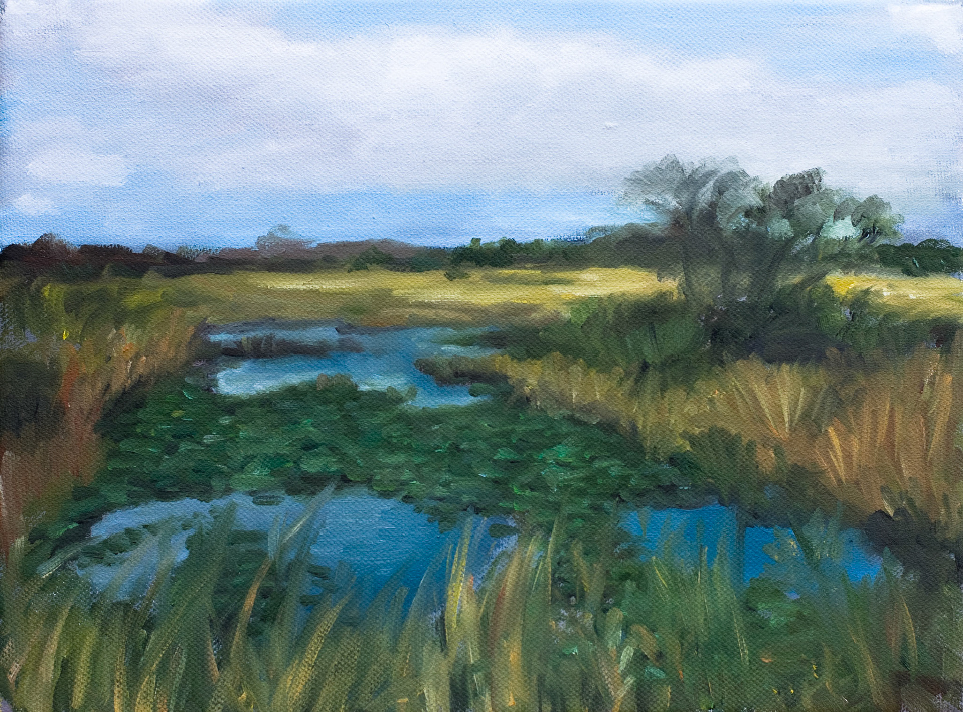 Oil on canvas, 12 x 9 in.